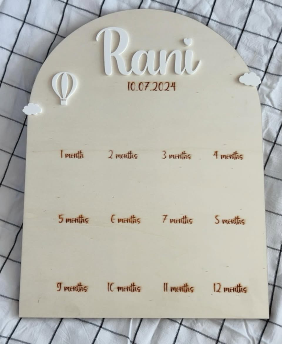 לוח עץ 12 חודשים – תמונה 6